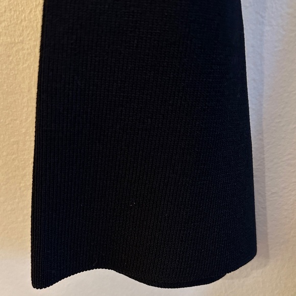 Princess Polly Ribbed Stretchy Black Dress - Preloved - Picture 4 of 8